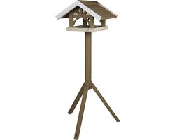 Trixie nature vogelhuis opstandaard grijs / wit 125x45x28 cm