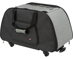 Trixie - Reismand Trolley - Zwart/Lichtgrijs - 67X34X43 cm