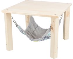 Trixie - Schuilplaats Met Hangmat - Sunny - Assorti/Grijs - 37X37X29 cm