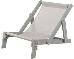 Trixie - Strandstoel - Hout - Grijs - 51X33X37 cm