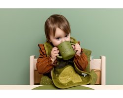 Trixie Tuitbeker - Mr. Dino - Drinkbeker voor Baby - Antilek Beker - Voor baby's vanaf 4 maanden - van Siliconen - Geschikt voor de Vaatwasser