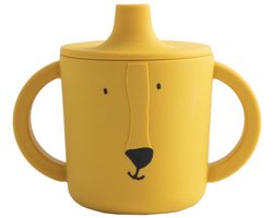 Trixie Tuitbeker - Mr. Lion - Drinkbeker voor Baby - Antilek Beker - Voor baby's vanaf 4 maanden - van Siliconen - Geschikt voor de Vaatwasser