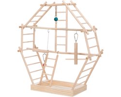 Trixie - Vogelspeelgoed - Speelplaats Ladder - Hout - 44X16X44 CM