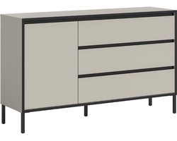 Tron dressoir 1 deur, 3 lades kasjmier decor.