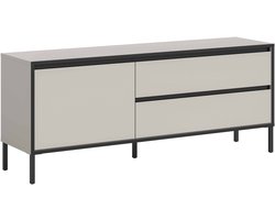 Tron Lowboard Cashmere NB Zwart NB - 38x150x62cm