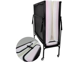 Troonz® Opklapbed Gino 90x200 cm – Vouwbed met Dubbelzijdig Koudschuim Matras (Stevig & Zacht) – Logeerbed 1 Persoons