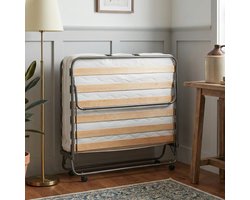 Troonz® Opklapbed Verona 120x200 cm – Opklapbed - Logeerbed met Luxe Ergonomisch Matras van 12 cm - Tweepersoonsbed