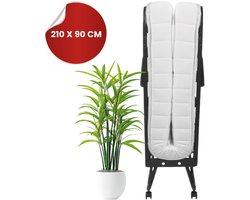 Troonz® Opklapbed Verona 90x210 cm - Vouwbed - incl. Luxe Ergonomisch Matras van 11cm - Logeerbed - Met beschermhoes