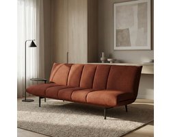 Troonz Slaapbank Capri – Bedbank 2-persoons – 120x200cm - Bordeaux Rood