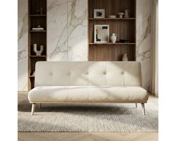 Troonz Slaapbank Riva – Bedbank 2-persoons – Crème