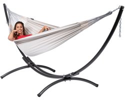 Tropilex Hangmat met Standaard 'Arc & Comfort' pearl