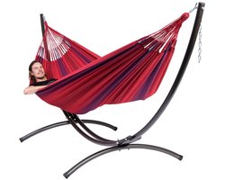 Tropilex Hangmat met Standaard Family 'Arc & Refresh' bordeaux