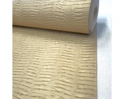 Tropisch Bamboe Vinyl Behang Boho – Gevlochten Rotan Wooden 70 cm breed Italiaans vinyl 912043