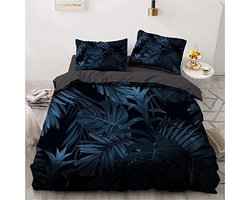 Tropisch Beddegoed Set met Palmbladeren en Vogels