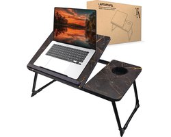TrueLogic Alpha Bedtafel - Laptoptafel - Laptop standaard - Voor laptops t/m 17 inch - Ontbijttafel - Ontbijt op bed - Lightning Luxe