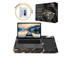 TrueLogic Alpha Laptop standaard - Laptoptafel - Bedtafel - Laptopkussen - Laptopstandaard - Voor laptops t/m 17 inch - Geleverd inclusief 8GB USB stick - Zebra Zen