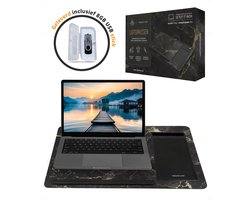 TrueLogic Alpha Laptop standaard - Laptoptafel - Bedtafel - Laptopkussen - Laptopstandaard - Voor laptops t/m 17 inch - Geleverd inclusief 8GB USB stick - Lightning Luxe