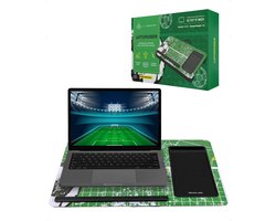 TrueLogic Alpha Laptop standaard - Laptoptafel - Bedtafel - Laptopkussen - Laptopstandaard - Voor laptops t/m 17 inch - Hattrick-Hero