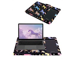 TrueLogic Alpha Laptop standaard - Laptoptafel - Bedtafel - Laptopkussen - Laptopstandaard - Voor laptops t/m 17 inch - Unicorn Magic