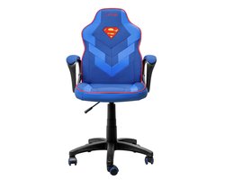 Trust GXT 703SM Revvo - Kinder Gaming Stoel Superman Editie - Kinder Bureaustoel - Blauw
