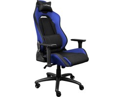 Trust GXT 714B Ruya - Ergonomische Gamestoel - 3D-armleuningen - Ademende Stof en PU-leer - Tot 150 kg - Blauw