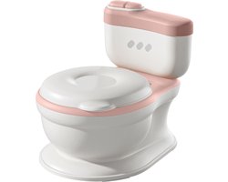 Tryco Potje met Geluid - Kinder Toilet - Potje Peuter - Plaspotje - Toilettrainer - Kinder WC - Pink / Roze