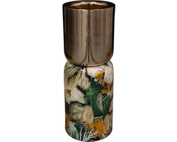 TS Collection - Kaarsenhouder Bee green - 4x16 - Metaal & Epoxy - Exclusieve woonitems voor binnen - Handgemaakt - Unieke print - Designed by Lammie
