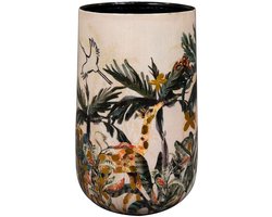 TS Collection - Vaas Safari dream - 16x26 - Metaal & Epoxy - Exclusieve woonitems voor binnen - Handgemaakt - Unieke print - Designed by Lammie