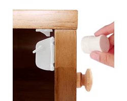 TSD goods Kastbeveiligng Baby - Kastbeveiliging Kind - Magnetisch Kinderslot - set 6 sloten - Baby Veiligheid