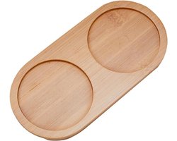 TTGoods - Bamboe Zeepdispenser Dienblad voor Badkamer en Keuken Organizer