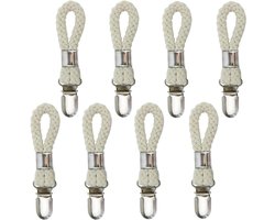TTGoods - Metalen handdoekclips, set van 8 stuks voor opslag van theedoeken en handdoeken in keuken en badkamer