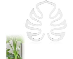 TTGoods - Monstera Plantenstandaard voor Binnen en Buitenplanten, Plantenondersteuning, Acryl Bladvormig Design
