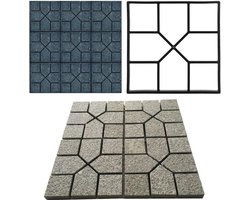 TTGoods - Straatvorm vierkant 40 cm beton muursteen gazon vloerbedekking bouwmateriaal huis en tuin
