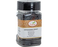 Tuana Kruiden - Sesamzaad Zwart - Bakje 70 Gram - KP0245