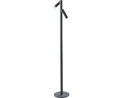 Tubo Accu leeslamp 2 lichts antraciet 120cm hoog - Modern - Sompex