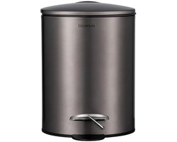 Tubo Pedaalemmer Burned Metal 3 Liter | Bruin / Donkergrijs | Staal