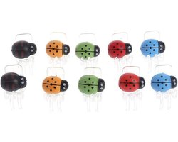 Tuin Clips - Bloem Steun - Planten Steunen - Weerbestendig Materiaal - 10 Stuks - Multicolor