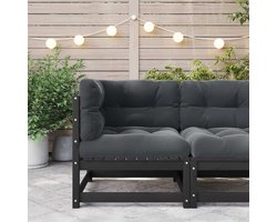 Tuin Hoekbank - Loungeset Balkon - Buiten Ontspannen - Modulair Ontwerp - 70x70x67 cm - Antraciet