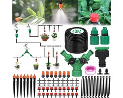 Tuin Irrigatiekit - Druppelsysteem Gazon - Planten Water Geven - Waterbesparend Systeem - 40 Meter