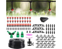 Tuin Irrigatieset - Automatische Verstuivingsset - Instelbaar Watervolume - Energiebesparing - voor Planten, Borders & Moestuin