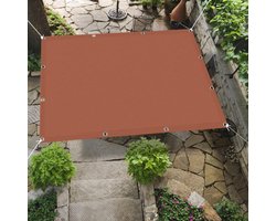 Tuin Parasol Zeil - Zonnedoek Balkon - Buiten Zonnen - Waterdicht Hoge Dichtheid - 1x1.4m - Roest Rood
