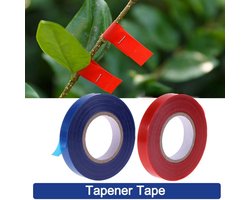 Tuin Plant Tak Bindband - Rode PE Bindmachine Tape voor Groente Bloem Klimplanten - 3 Stuks, 11 cm Breedte x 30 m Lengte