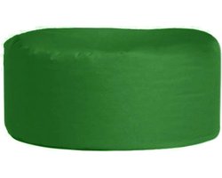 Tuin poef - Buiten kruk - Ontspannen in tuin - Gerecycled materiaal - D.55x30 cm - Groen