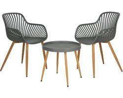TUIN SET 3DLG GRIJS - LOUNGSET
