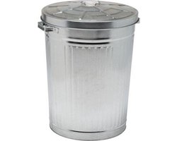Tuinafvalemmer - Prullenbak - Afvalscheiding - Metaal - Met deksel - 75 L - Able & Borret