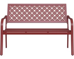 Tuinbank 2-3 Zits, Roestbestendig, Met Patroon, Geschikt Voor Binnen En Buiten