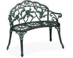 tuinbank - 2 zits - 79 x 99 x 56 cm - aluminium - gietijzer