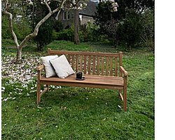 Tuinbank Bison Teakhout 120 cm
