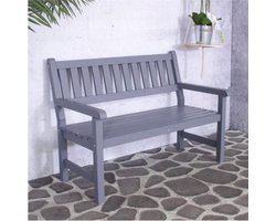 Tuinbank Bordeaux 2-Zits Grenen 125 cm - Grijs
