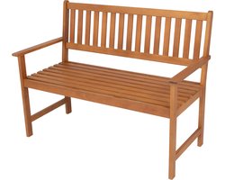 Tuinbank Canzano tweezitsbank 120x58x90 cm houtkleurig casa.pro
